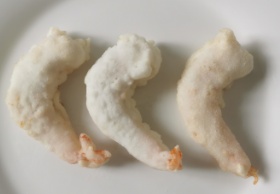 Frozen raw battered shrimp,par-fired